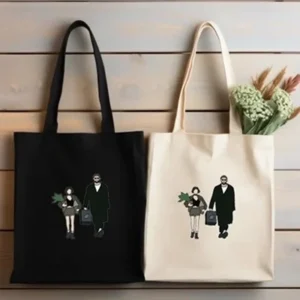 توت بگ پارچه ای طرح دخترانه